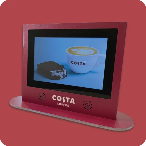 Costa Coffee Bespoke Video Point of Sale Unit