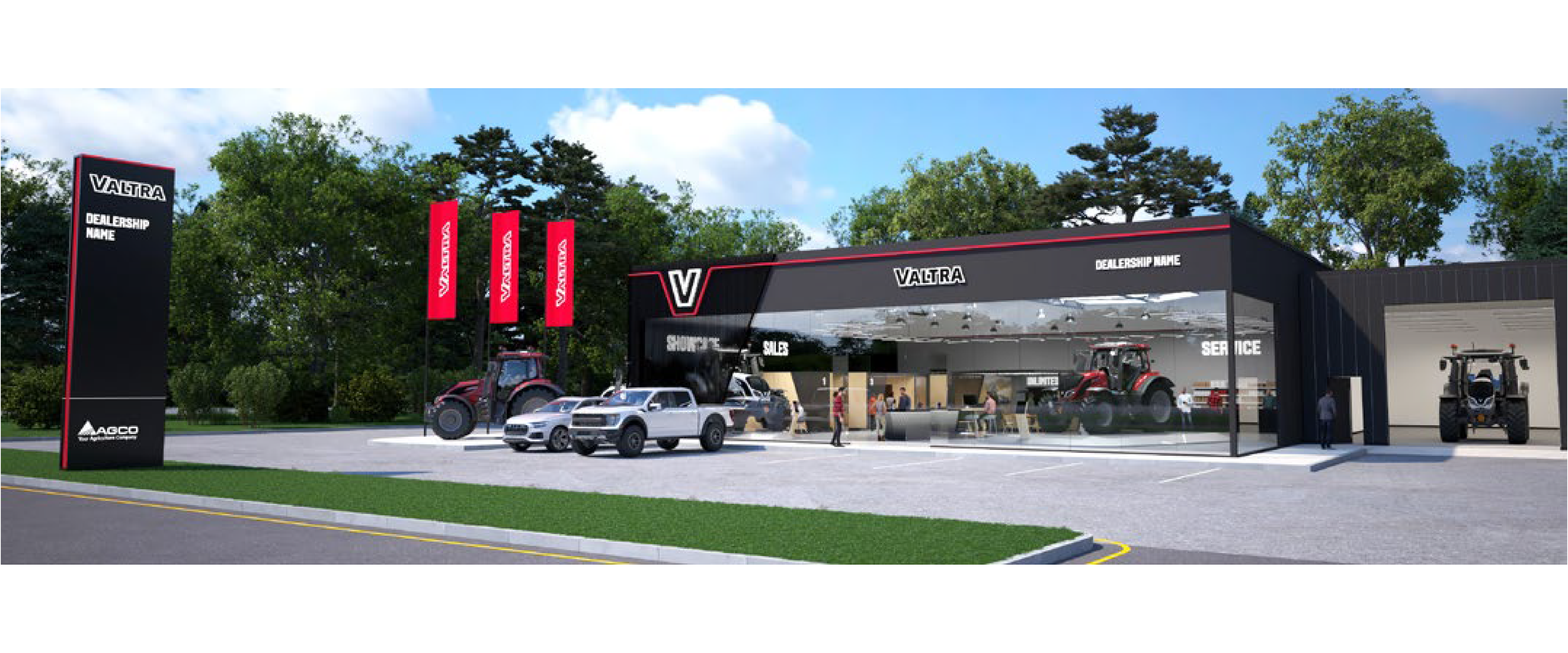Valtra Dealer Signage Example